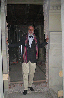 Prof. Dr. Wulf Herzogenrath im Neubau