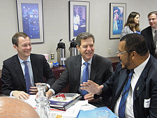 Senator Günthner mit Governor Brownback und Bürgermeister Brewer