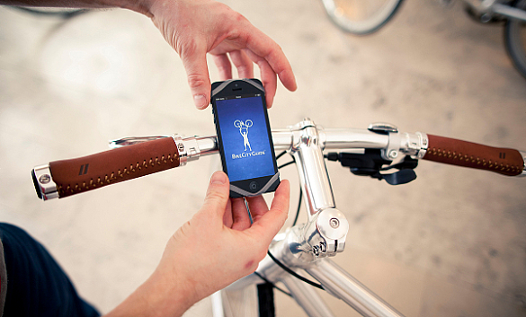 Die BikeCityGuide-App für Bremen funktioniert auch offline. Quelle: BikeCityGuide
