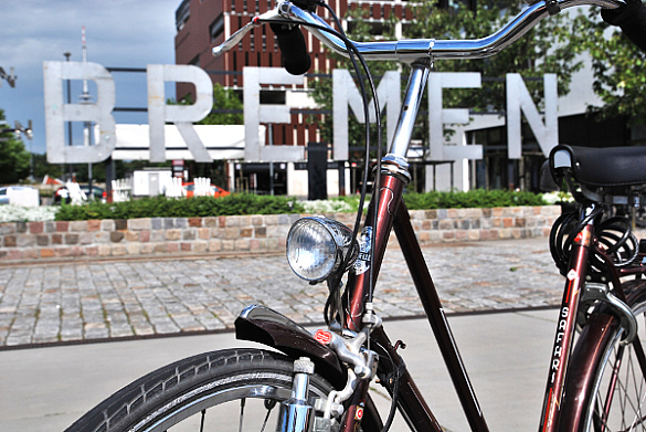 In Bremen so beliebt wie in sonst keiner deutschen Großstadt: das Fahrrad als Fortbewegungsmittel.  Quelle: bremen.online GmbH