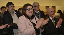 Unter den vielen prominenten Gästen zur Eröffnung waren auch Sozialsenatorin Anja Stahmann und Bürgerschaftspräsident Christian Weber