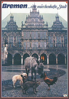 Bremen, eine märchenhafte Stadt. Plakat von 1977