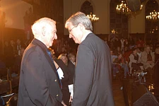 Bürgermeister Jens Böhrnsen im Gespräch mit Herbert Goldschmidt