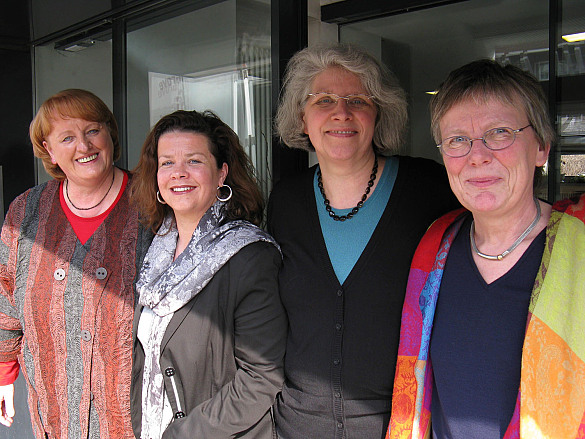 Das Gründungsteam (von links): Sabine Elfers, Nicola Roggendorf, Christine Westphal und Jutta Albers.