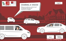 Das Bild aus der Fotobox von der EXPO: Bremer Rathaus und Car-Sharing 