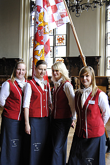 Ein starkes Bremer Team: Die Rathaus-Auszubildenden (von links): Sabrina Drewes, Ariane Jirak, Sonja Kihne und Nicole Cernik