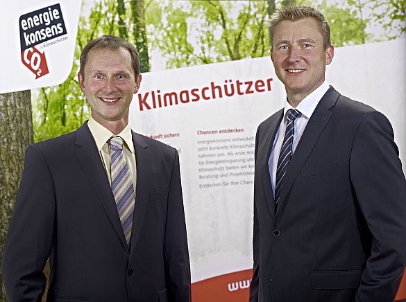 Martin Grocholl (links) und Michael Pelzl sind die neuen Geschäftsführer der energiekonsens Bremen.