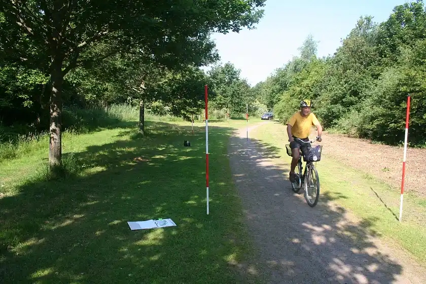 Der Fahrradweg am Krimpelsee wird umgestaltet
