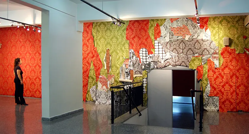 Ausstellungsansicht im Goethe Institut Damaskus / Syrien