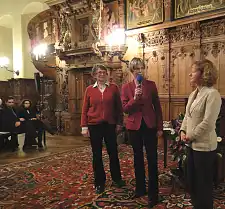 Interessantes Interview über Engagement: Sabine Victor, Senatorin Rosenkötter und Petra Manke (v.l.n.r.)