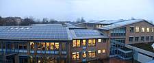 Photovoltaik-Anlage auf den Dächern der Gesamtschule West