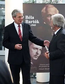 Bürgermeister Jens Böhrnsen und der Rektor des Hanse-Wissenschaftskolleg, Prof. Dr. Reto Weiler