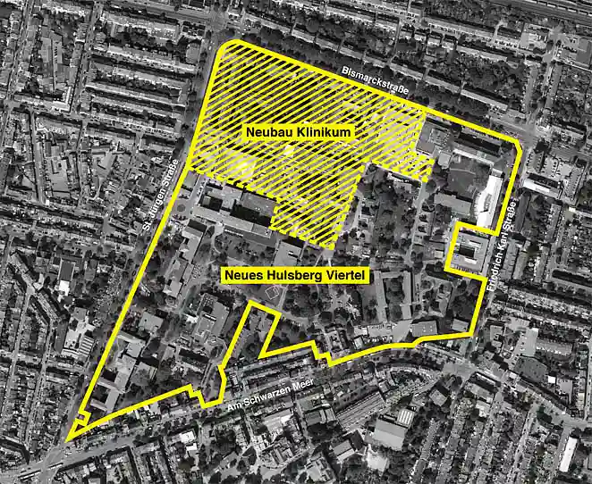 Das Planungsgebiet des Neuen Hulsberg-Viertels
