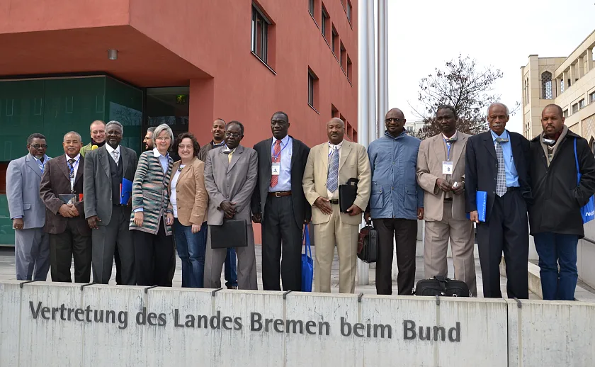 Gruppenfoto zum Informationsbesuch