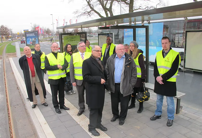 Fachexkursion zum Neubau der Linie 1