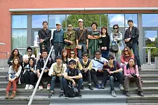 Besuch aus Bangkok – Gruppenfoto im Rahmen einer Architekturtour