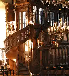 Beispiel hoher Holzschnitzkunst: Die Güldenkammer im Bremer Rathaus