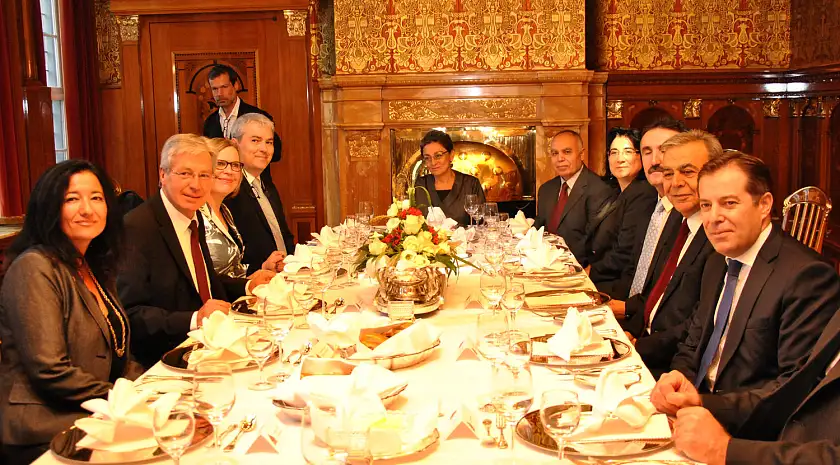 Empfang der Delegation aus Izmir in der Güldenkammer