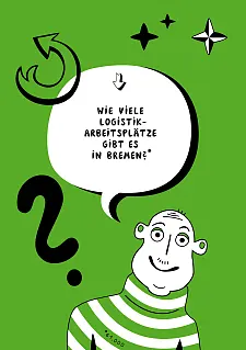 Ausstellung WISSENSWERT: In Bremen sind 61.000 Menschen in der Logistik tätig