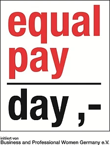 Das Logo zum Equal Pay Day