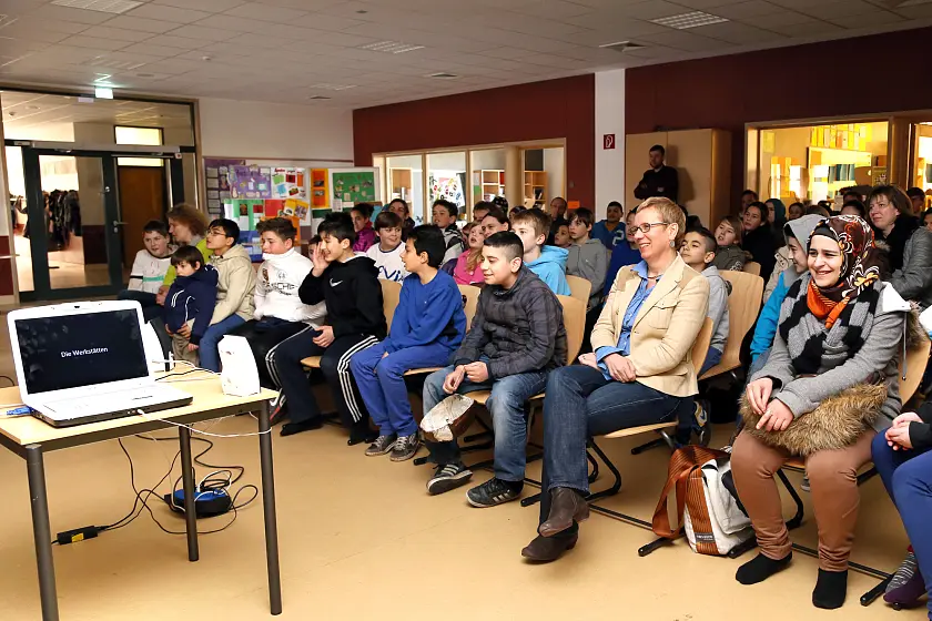 Abschlusspräsentation beim Ostercamp in Gröpelingen