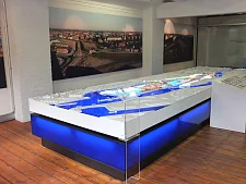 Modell der Überseestadt, Foto: WFB/Ariane Bohms