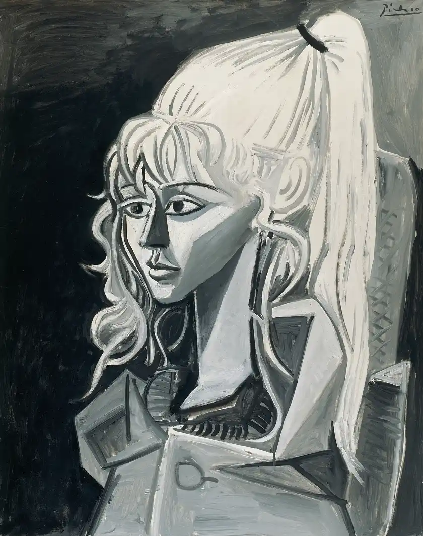 Pablo Picasso, Sylvette, 1954, Öl auf Leinwand, Kunsthalle Bremen – Der Kunstverein in Bremen, Foto: Lars Lohrisch, © Succession Picasso / VG Bild-Kunst, Bonn 2013