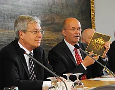 Bürgermeister Jens Böhrnsen und Landeskonservator Prof. Dr. Georg Skalecki