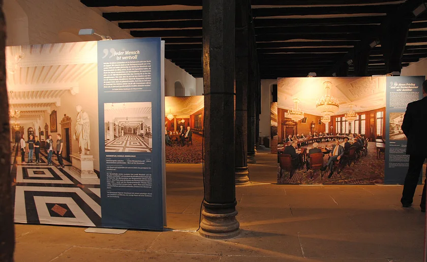 Blick in die Ausstellung