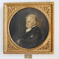 Gabriel von Seidl-Gemälde im 1. Stock des Bremer Rathauses