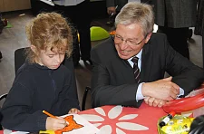 Auch Marisa hatte viel Spaß beim Tag der Offenen Tür