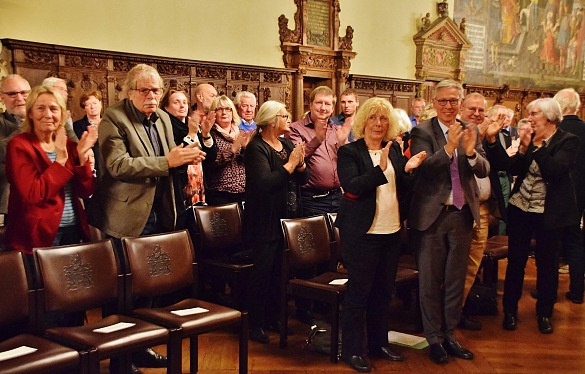Rund 200 Gäste konnte Bremens Bürgermeister Dr. Carsten Sieling anlässlich der Verleihung des Anneliese Loose-Preises in der Oberen Rathaushalle begrüßen. 