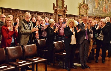 Rund 200 Gäste konnte Bremens Bürgermeister Dr. Carsten Sieling anlässlich der Verleihung des Anneliese Loose-Preises in der Oberen Rathaushalle begrüßen. 