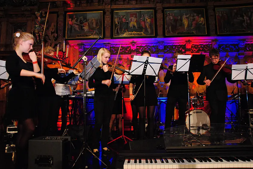Das Bremer Jugendsinfonieorchester bei der Nacht der Jugend 