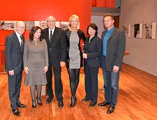 Willi Lemke, Dilek Kolat, Klaus Böger, Jana Sorgers-Rau, Ulrike Hiller, Moderator Jürgen Rollmann (v.l.)