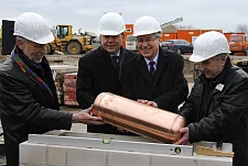 Grundsteinlegung im Mühlenviertel