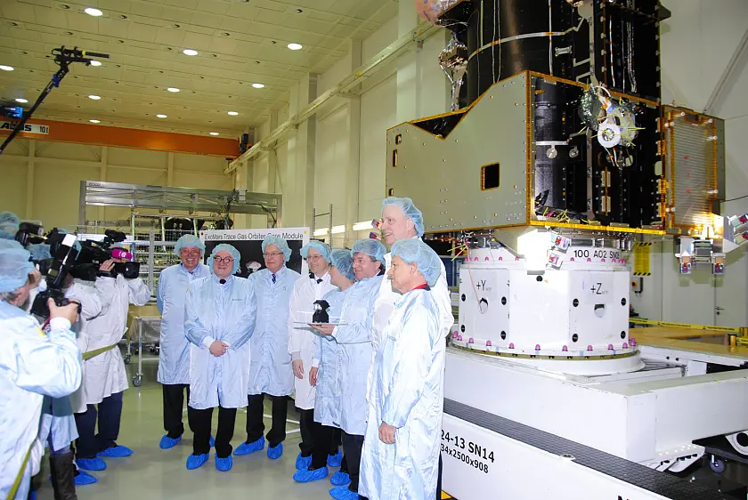 Feierliche Auslieferung in der OHB-Zentrale. Foto: Senatspressestelle