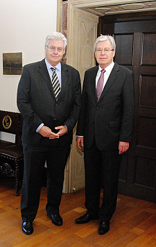 Bürgermeister Dr. Rudolf Lourens (Ruud) Vreeman und Bürgermeister Jens Böhrnsen