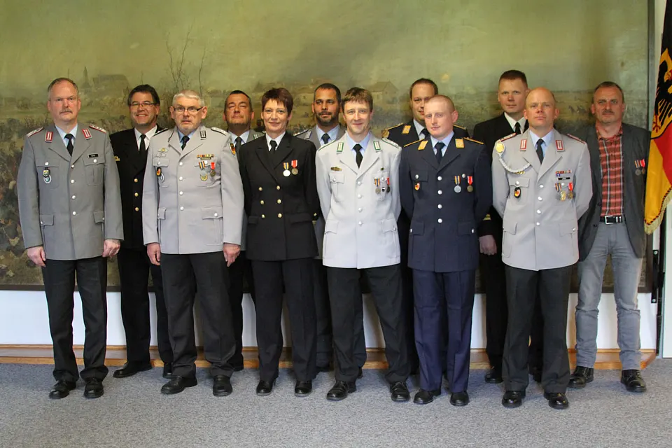 Das Fluthilfeteam des Landeskommandos Bremen (Foto: Obergefreite Dejana Milenkovic/Landeskommando Bremen)