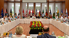 Konferenz der Regierungschefinnen und Rregierungschefs der Länder in der Landesvertretung NRW (Foto: Vertretung des Landes NRW beim Bund)