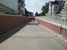 Der erneuerte Deichschart Auf dem Peterswerder wird der historischen Bausubstanz gerecht und ist Teil des Hochwasserschutzes