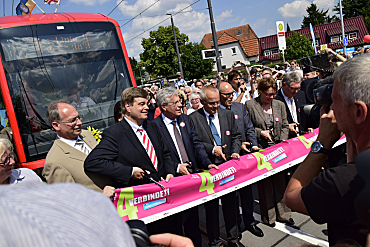 Die Straßenbahnlinie 4 startet nach Lilienthal - Ein guter Tag für Bremen und Niedersachsen