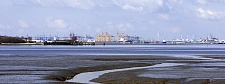 Wattenmeer vor der Küste Bremerhavens