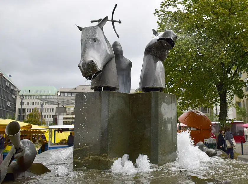Neptunbrunnen auf dem Domshof
