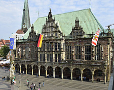 Das Bremer Rathaus – eines der Wahrzeichen der traditionsreichen Hansestadt