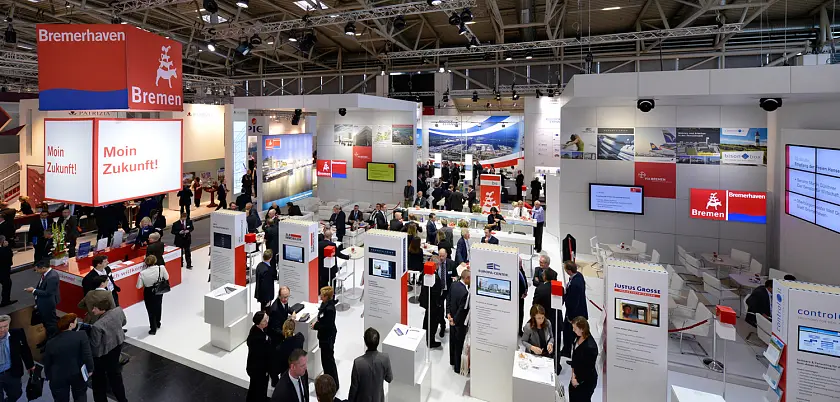Letztjähriger Gemeinschaftsstand des Bundeslandes Bremen auf der Expo Real