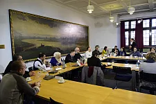 Pressekonferenz im Rathaus: Mit der Initiative BREMEN HILFT soll Flüchtlingen geholfen werden 