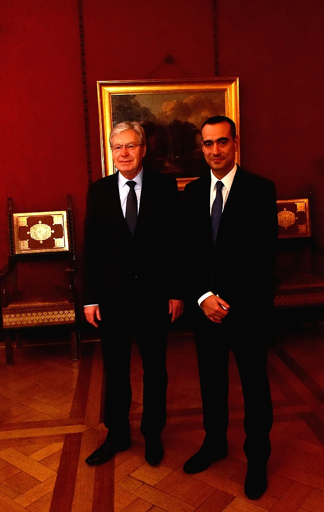 Bürgermeister Jens Böhrnsen und Generalkonsul Georgios Arnaoutis