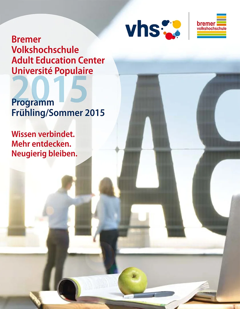  Mit neuem Veranstaltungsprogramm und frischem Look startet die Bremer Volkshochschule ins neue Jahr