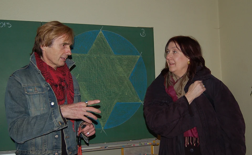 Dieter von Glahn im Gespräch mit Karoline Linnert